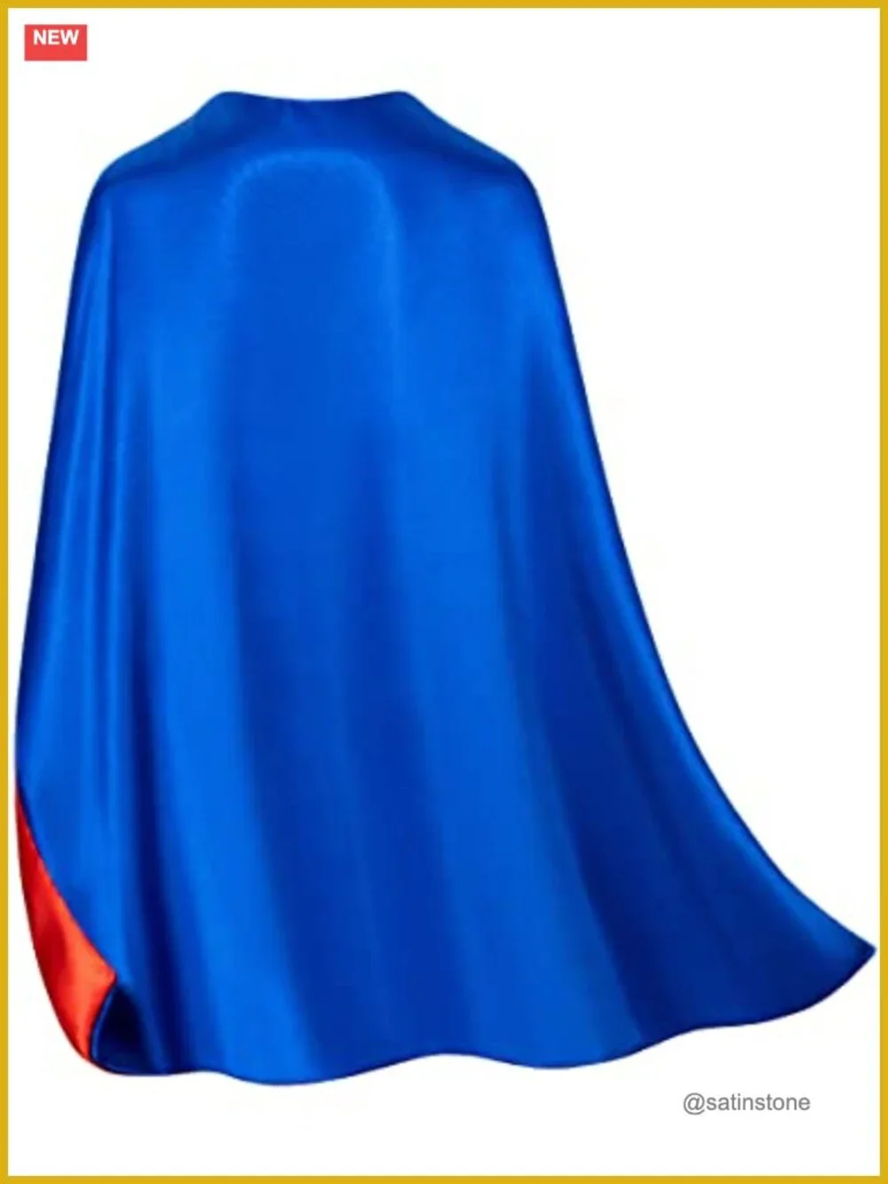 Double-Sided Superhero Cape and Mask for Kids Halloween Cosplay Party